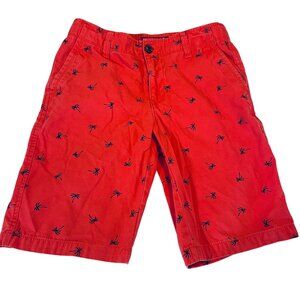 Arizona Jean Co. Boys Palm Tree Embroidered Shorts Size 12